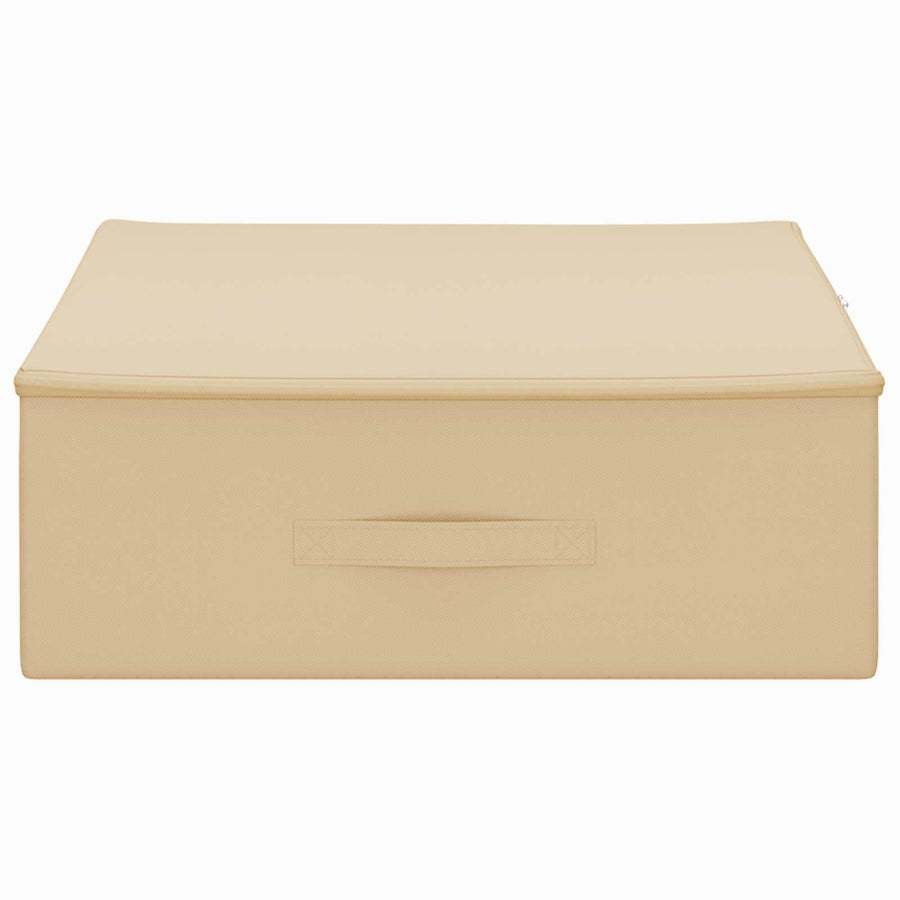 Opbergbox Crèmekleurig 90 x 48 x 15 cm Nonwoven stof