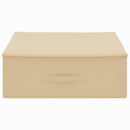 Opbergbox 2 pcs Crèmekleurig 90 x 48 x 15 cm Nonwoven stof