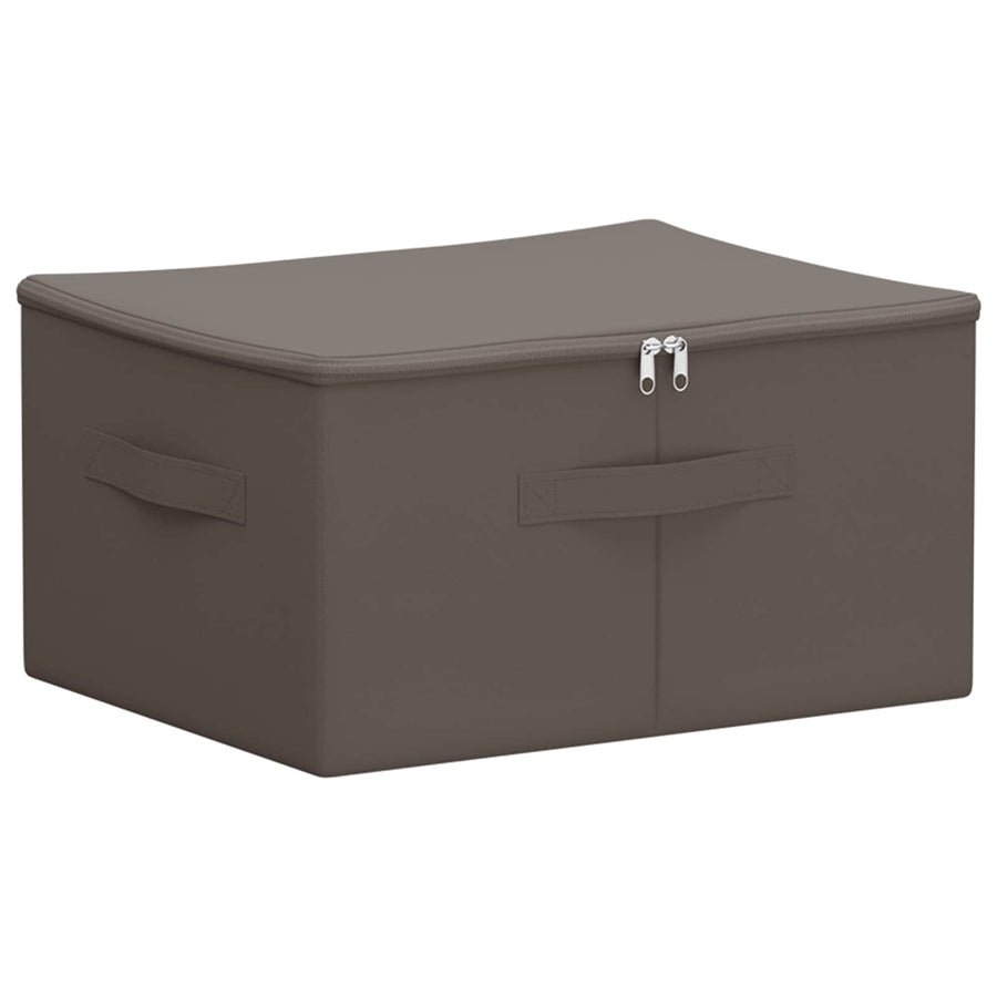 Opbergbox Grijs 43 x 34 x 23 cm Nonwoven stof