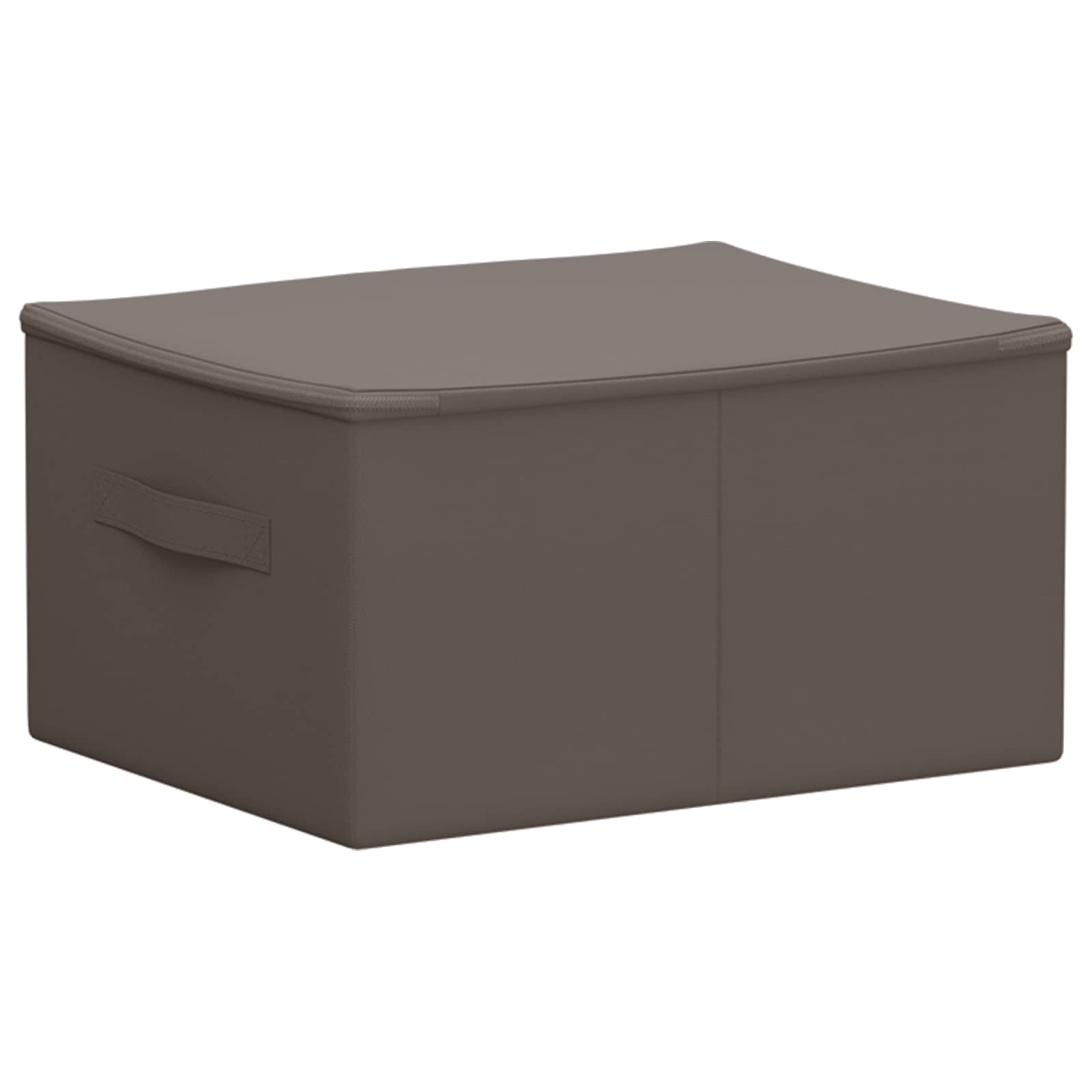 Opbergbox Grijs 43 x 34 x 23 cm Nonwoven stof