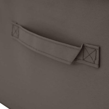 Opbergbox 6 pcs Grijs 60 x 43 x 35 cm Nonwoven stof