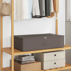 Opbergbox set 6 stuks grijs 70x40x18 cm non-woven