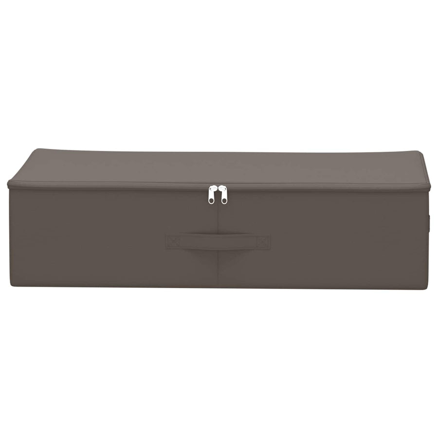 Opbergbox 24 pcs Grijs 70 x 40 x 18 cm Nonwoven stof
