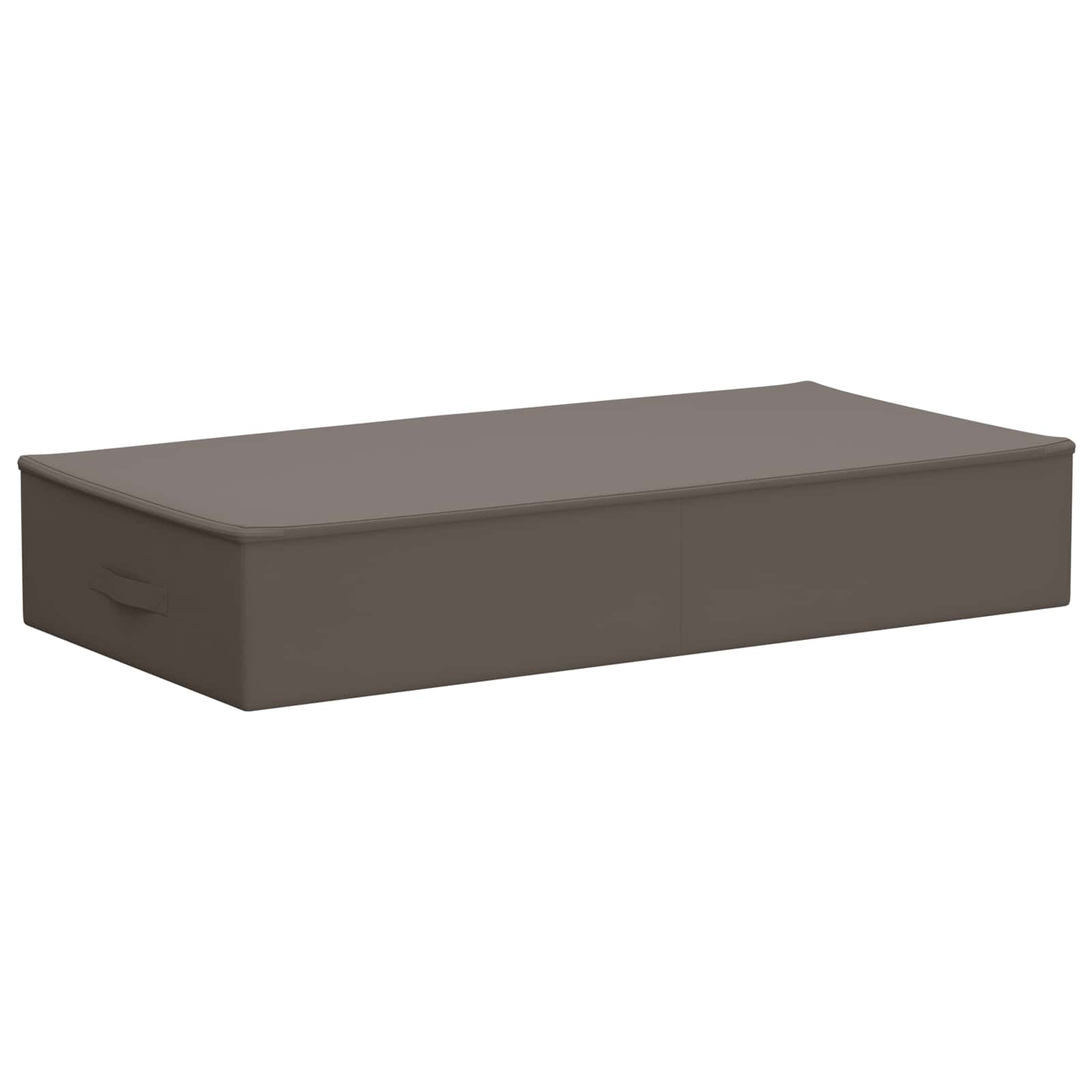 Opbergbox 2 pcs Grijs 90 x 48 x 15 cm Nonwoven stof
