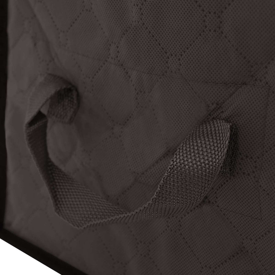 Opbergdoos met Transparante Zijraam 2 pcs Antracietkleurig