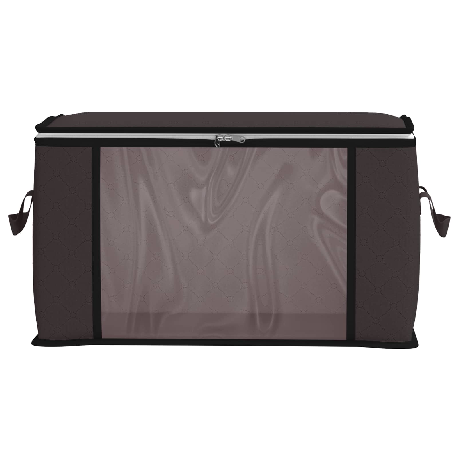 Opbergdoos met Transparante Zijraam 6 pcs Antracietkleurig