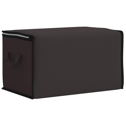 Opbergdoos met Transparante Zijraam 2 pcs Antracietkleurig