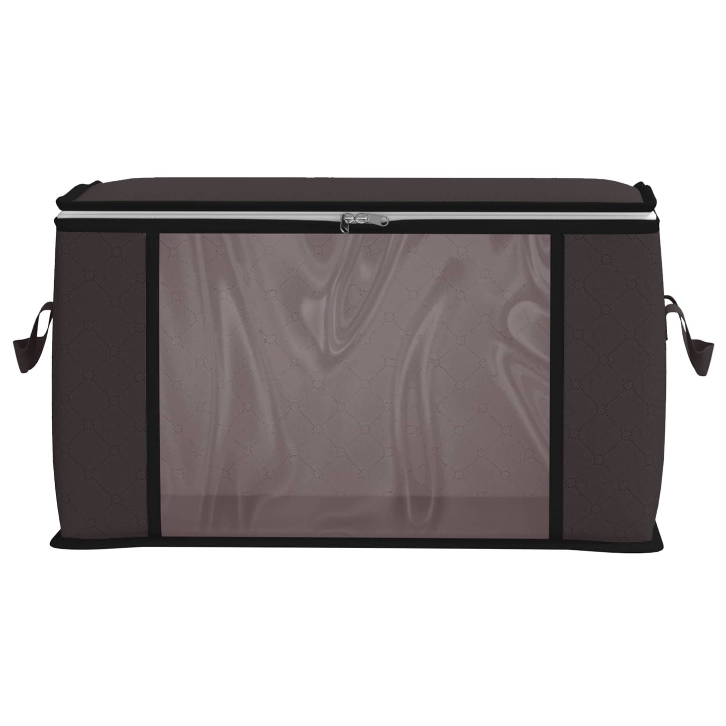 Opbergdoos met Transparante Zijraam 2 pcs Antracietkleurig