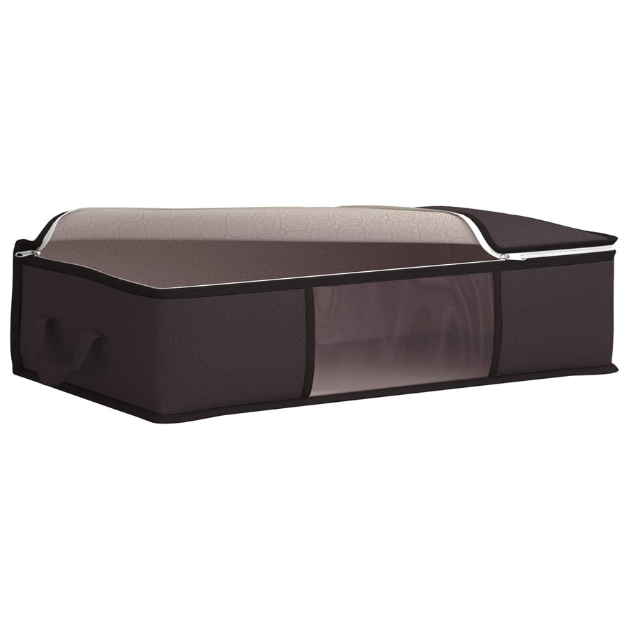 Opbergdoos met Transparante Zijraam 6 pcs Antracietkleurig