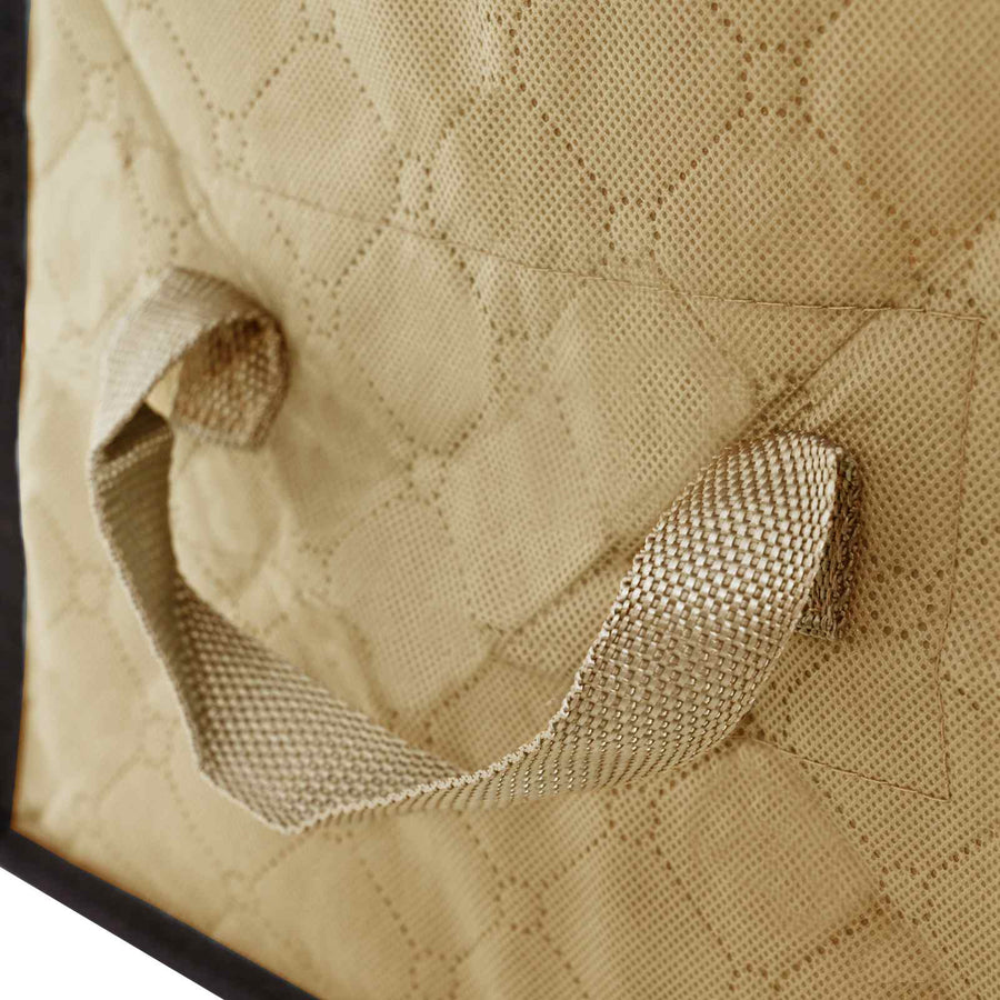 Opbergdoos met Transparante Zijraam 2 pcs Crèmekleurig