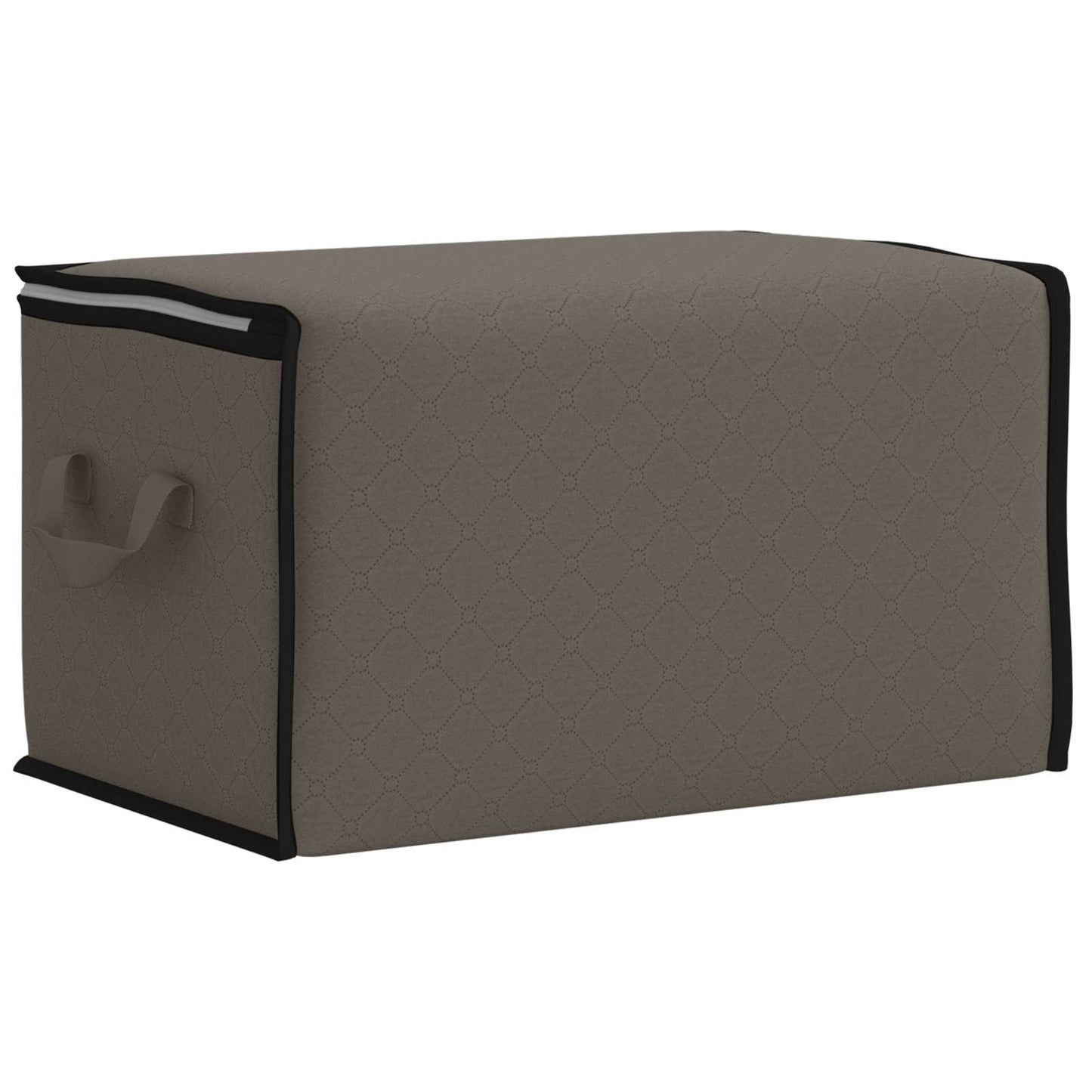 Opbergdoos met Transparante Zijraam 2 pcs Grijs 50 x 30 x 25 cm