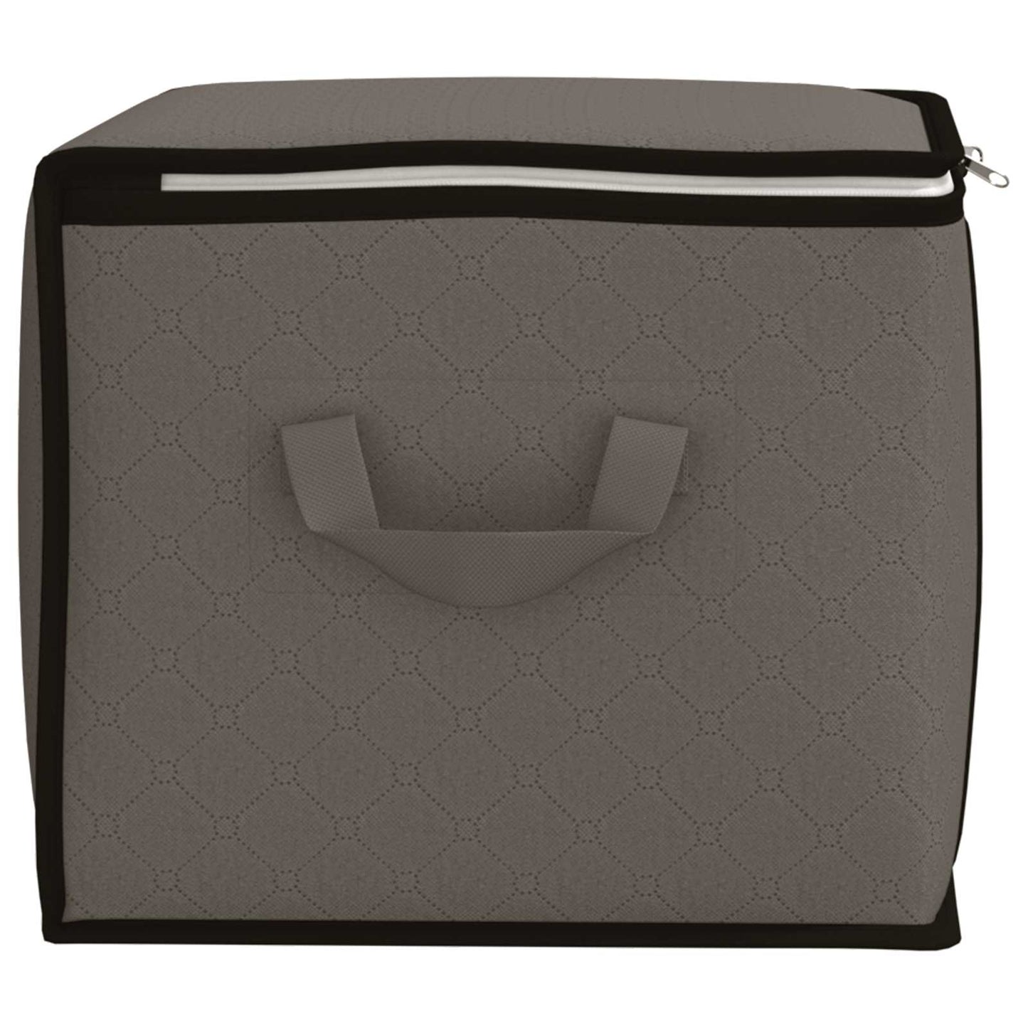 Opbergdoos met Transparante Zijraam 2 pcs Grijs 70 x 40 x 18 cm