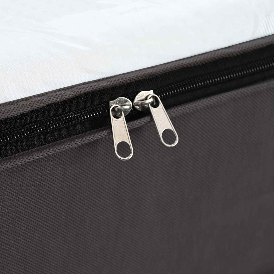 Opbergdoos met transparant bovenraam 6 pcs Antracietkleurig