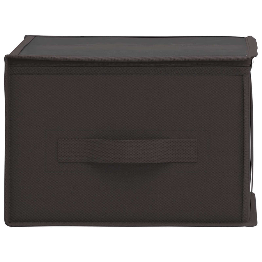 Opbergdoos met transparant bovenraam 6 pcs Antracietkleurig