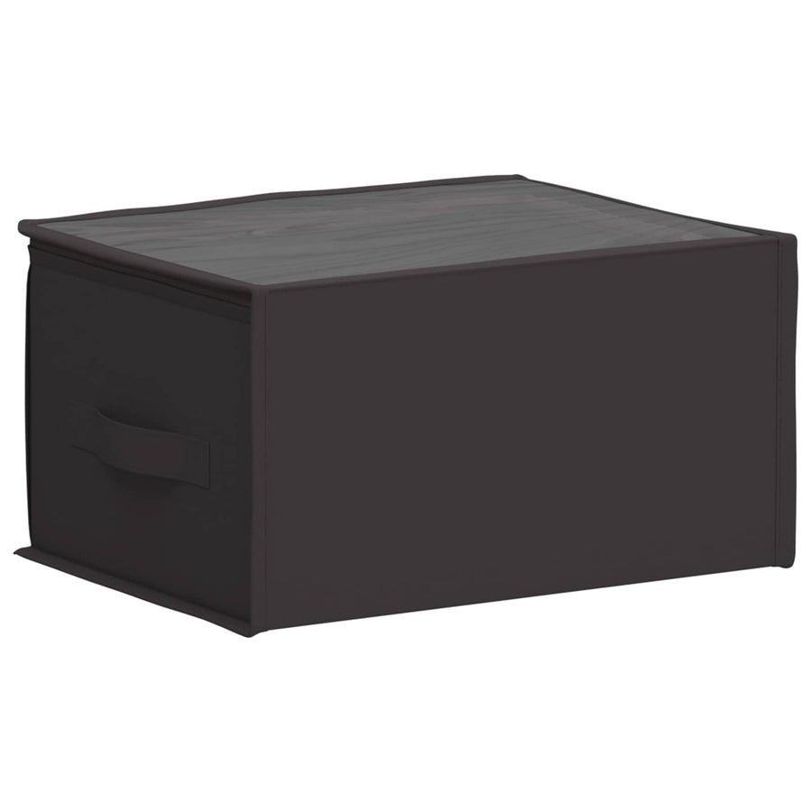 Opbergdoos met transparant bovenraam Antracietkleurig
