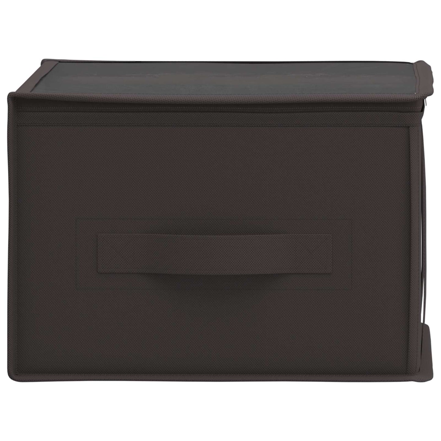 Opbergdoos met transparant bovenraam 2 pcs Antracietkleurig