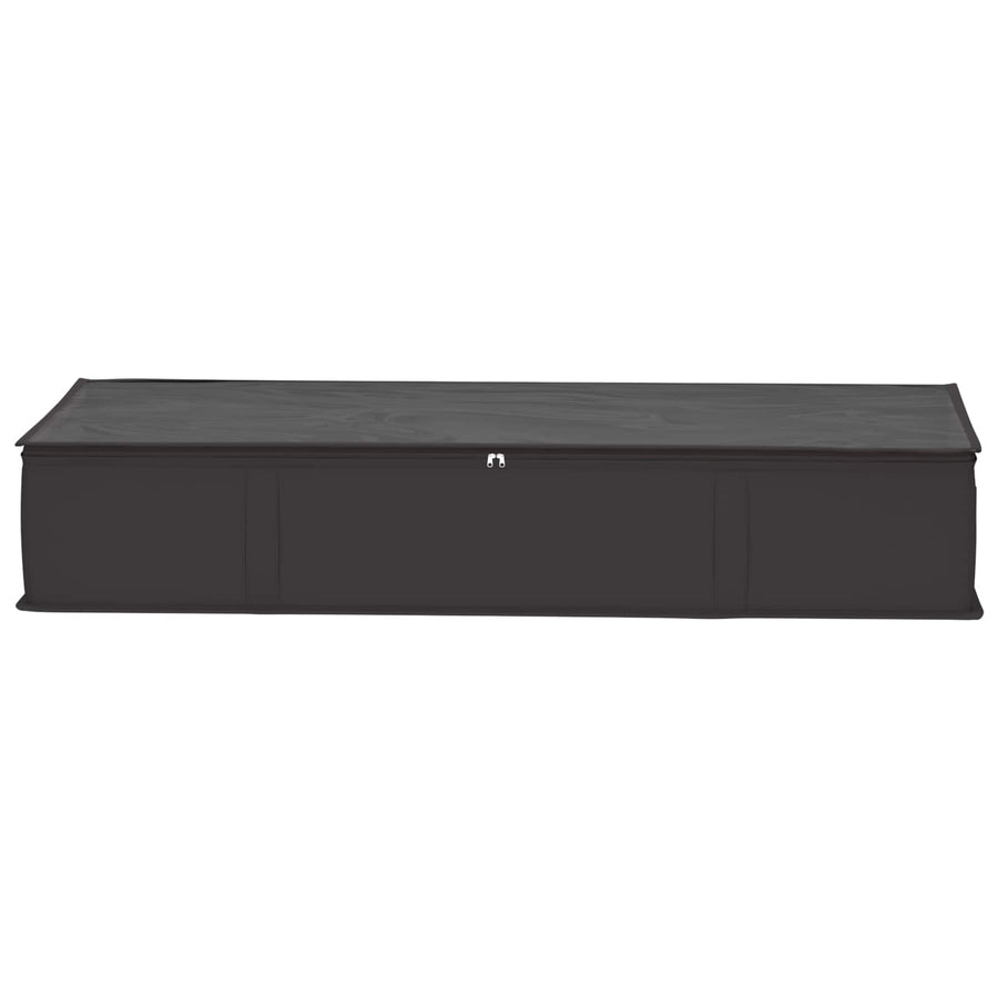 Opbergdoos met transparant bovenraam 2 pcs Antracietkleurig