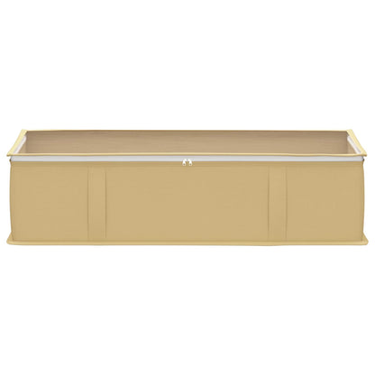Opbergdoos met transparant bovenraam 2 pcs Crèmekleurig