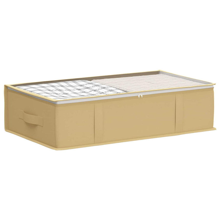 Opbergdoos met transparant bovenraam 6 pcs Crèmekleurig
