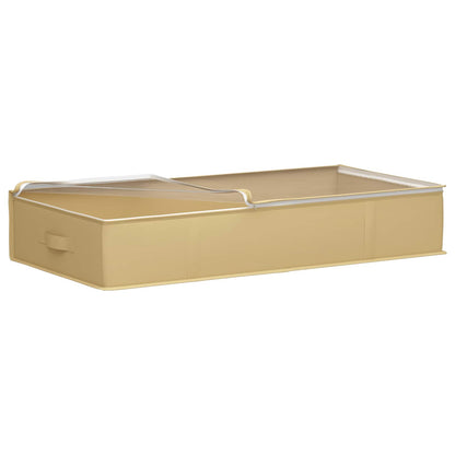 Opbergdoos met transparant bovenraam 2 pcs Crèmekleurig