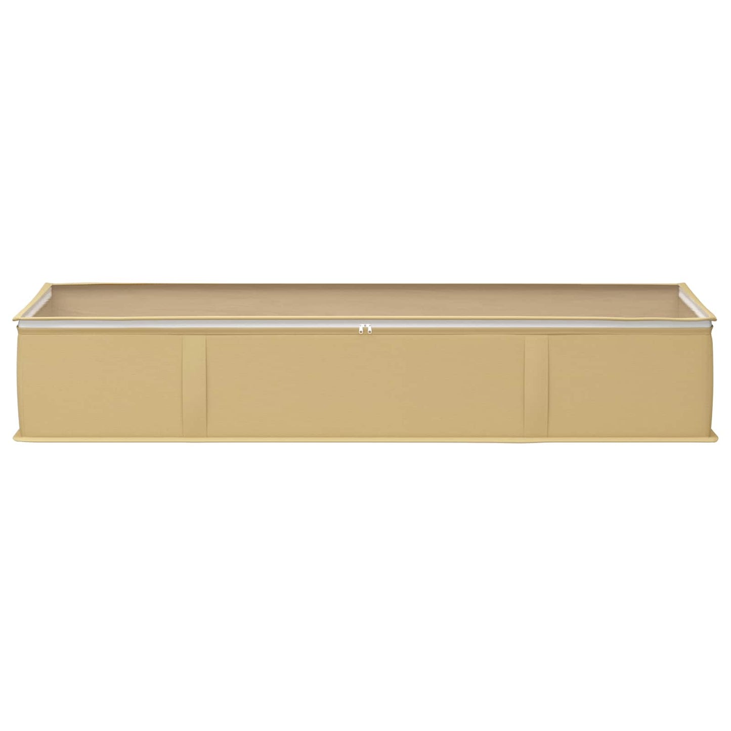 Opbergdoos met transparant bovenraam 2 pcs Crèmekleurig