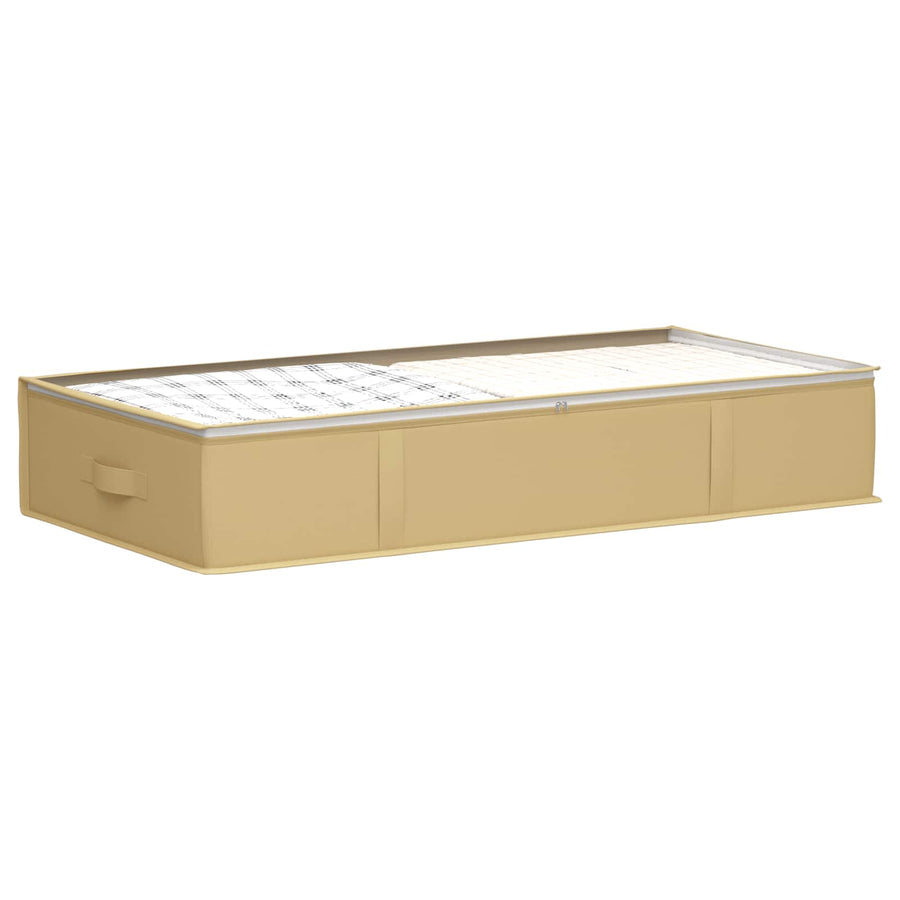 Opbergdoos met transparant bovenraam 6 pcs Crèmekleurig