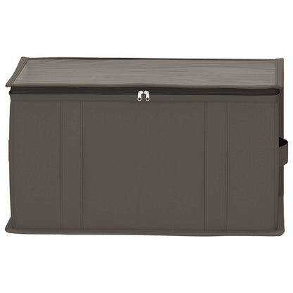 Opbergdoos met transparant bovenraam Grijs 50 x 30 x 25 cm