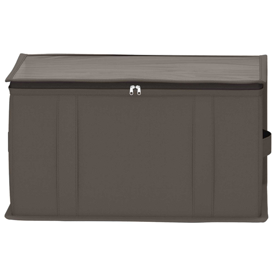 Opbergdoos met transparant bovenraam Grijs 50 x 30 x 25 cm