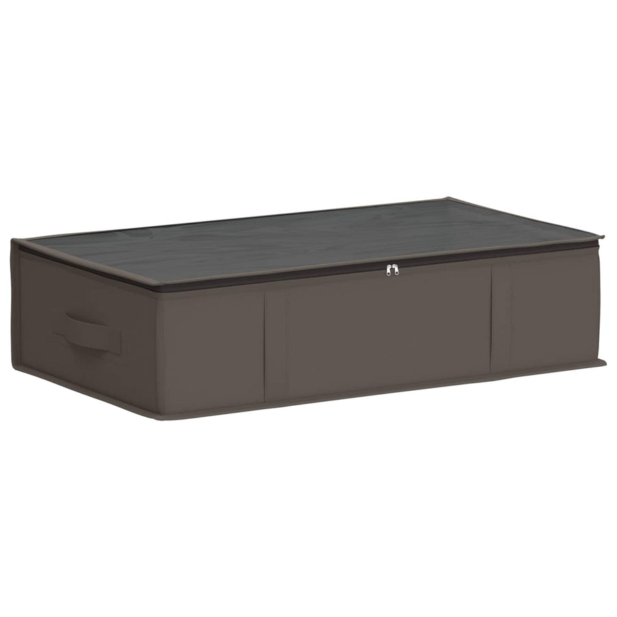 Opbergdoos met transparant bovenraam Grijs 70 x 40 x 18 cm