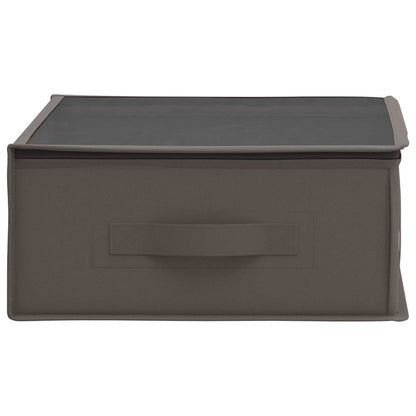 Opbergdoos met transparant bovenraam Grijs 70 x 40 x 18 cm