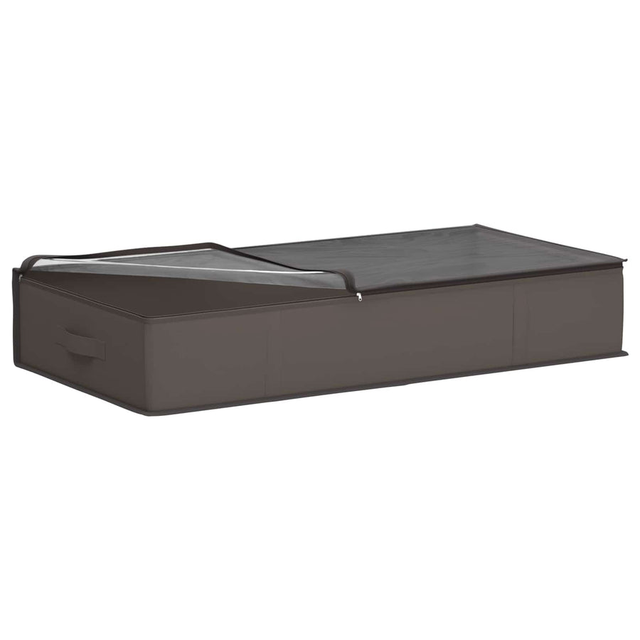 Opbergdoos met transparant bovenraam Grijs 90 x 48 x 15 cm