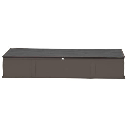 Opbergdoos met transparant bovenraam Grijs 90 x 48 x 15 cm