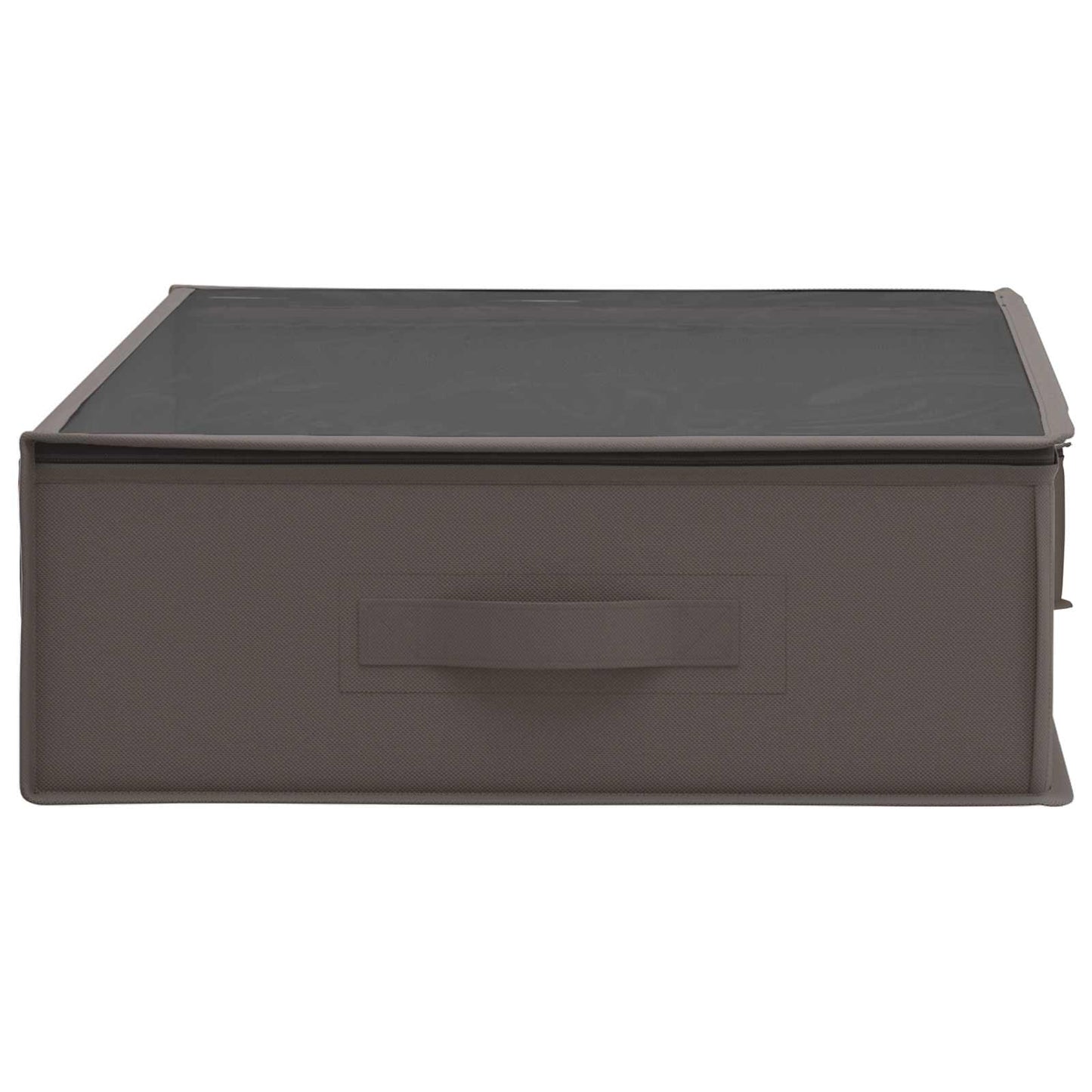 Opbergdoos met transparant bovenraam Grijs 100 x 50 x 18 cm