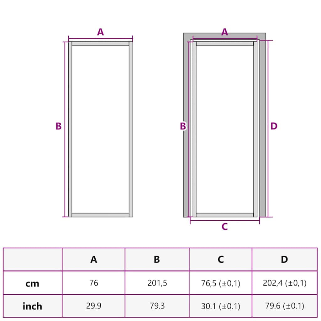 Aluminium 76 x 201,5 cm Zwart en gegolfd 3 horizontale stangen