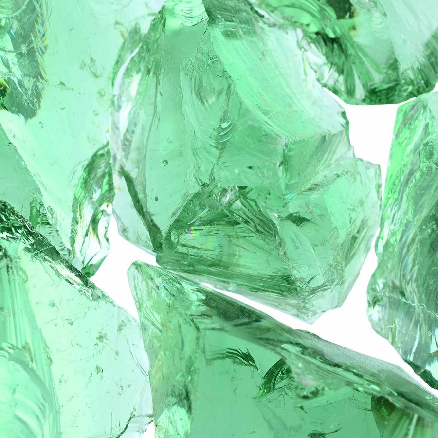 Tuinstenen Lichtgroen 12 cm Glas