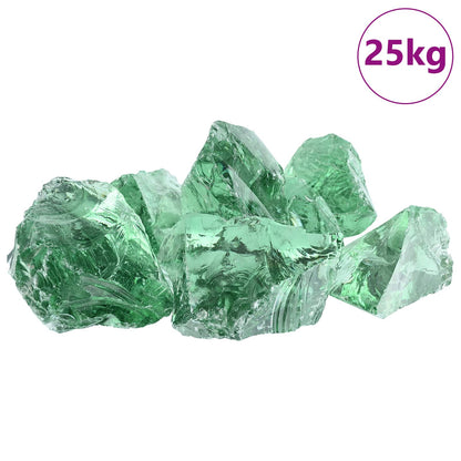 Tuinstenen Lichtgroen 12 cm Glas