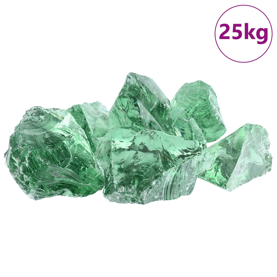 Tuinstenen Lichtgroen 12 cm Glas