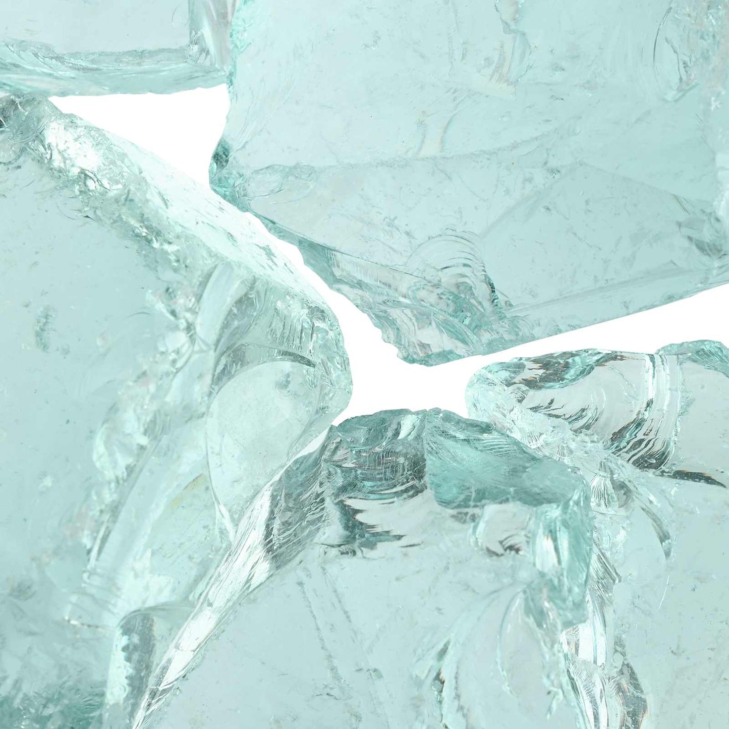 Tuinstenen Turquoise 12 cm Glas