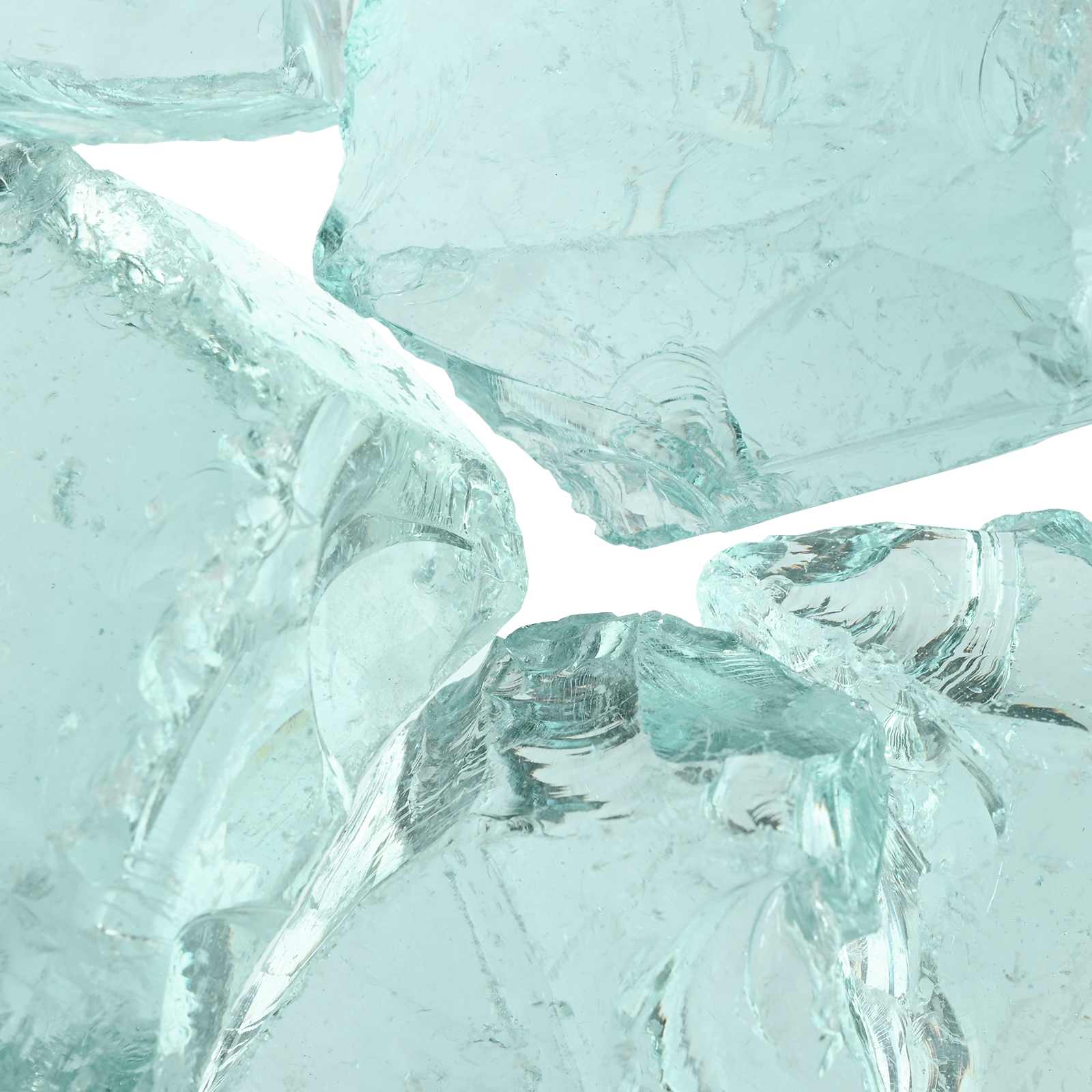 Tuinstenen Turquoise 12 cm Glas