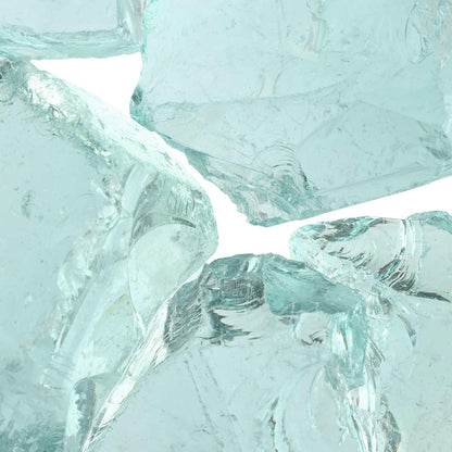 Tuinstenen Turquoise 12 cm Glas