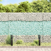 Tuinstenen glas 12 cm turquoise