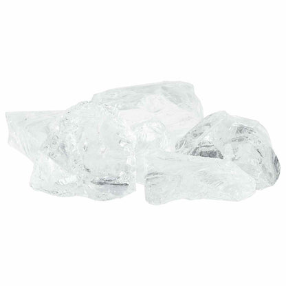 Tuinstenen Wit 12 cm Glas