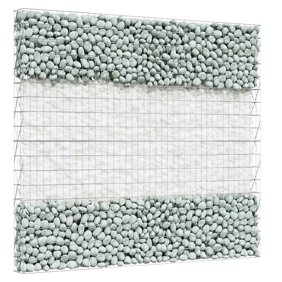 Tuinstenen Wit 12 cm Glas