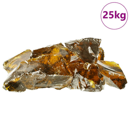 Tuinstenen Bruin 12 cm Glas