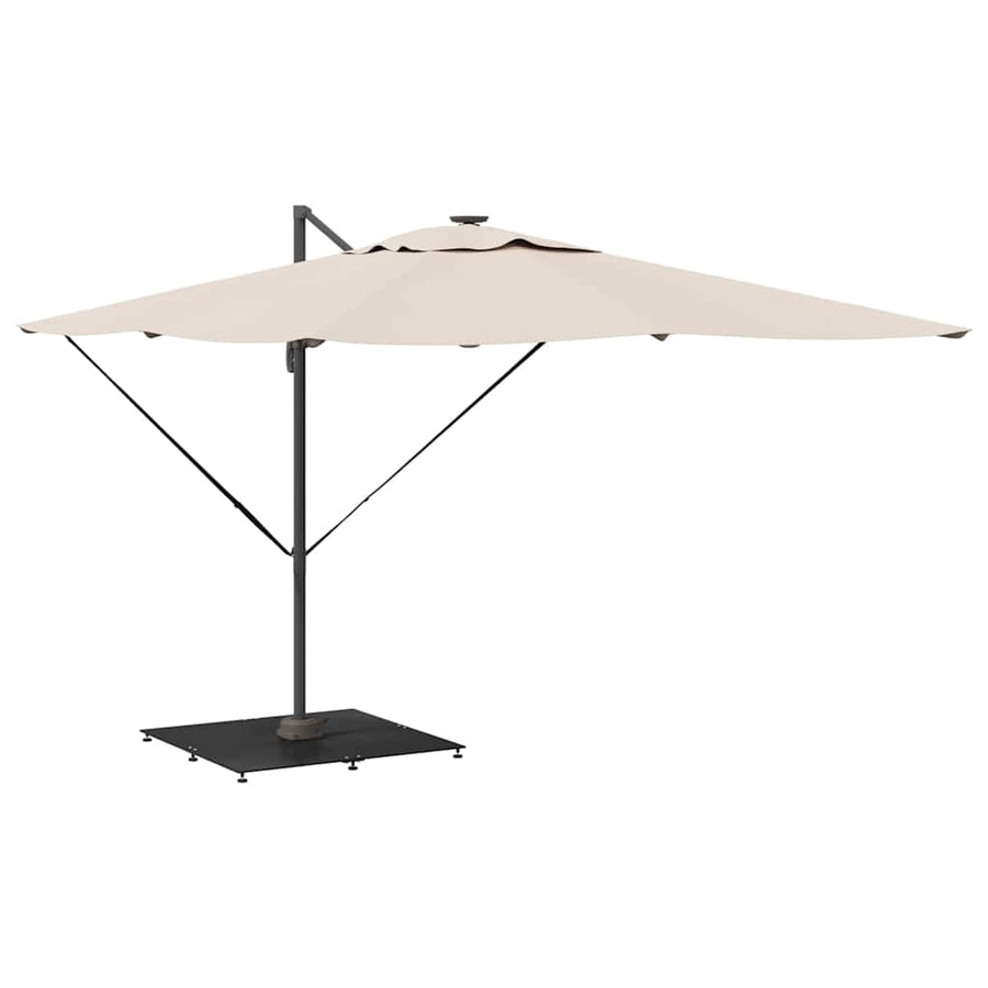 Parasolvoet Zwart 100 x 100 x 4 cm Staal