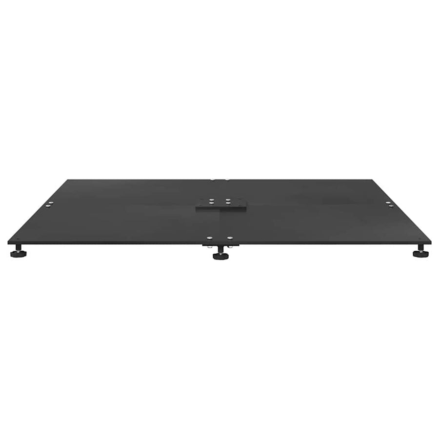 Parasolvoet Zwart 100 x 100 x 4 cm Staal