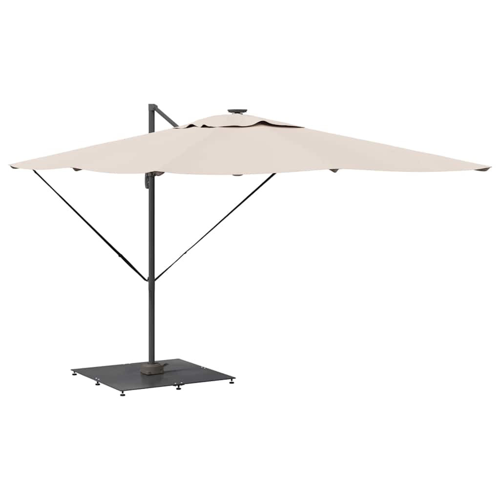 Parasolvoet Donkergrijs 100 x 100 x 4 cm Staal