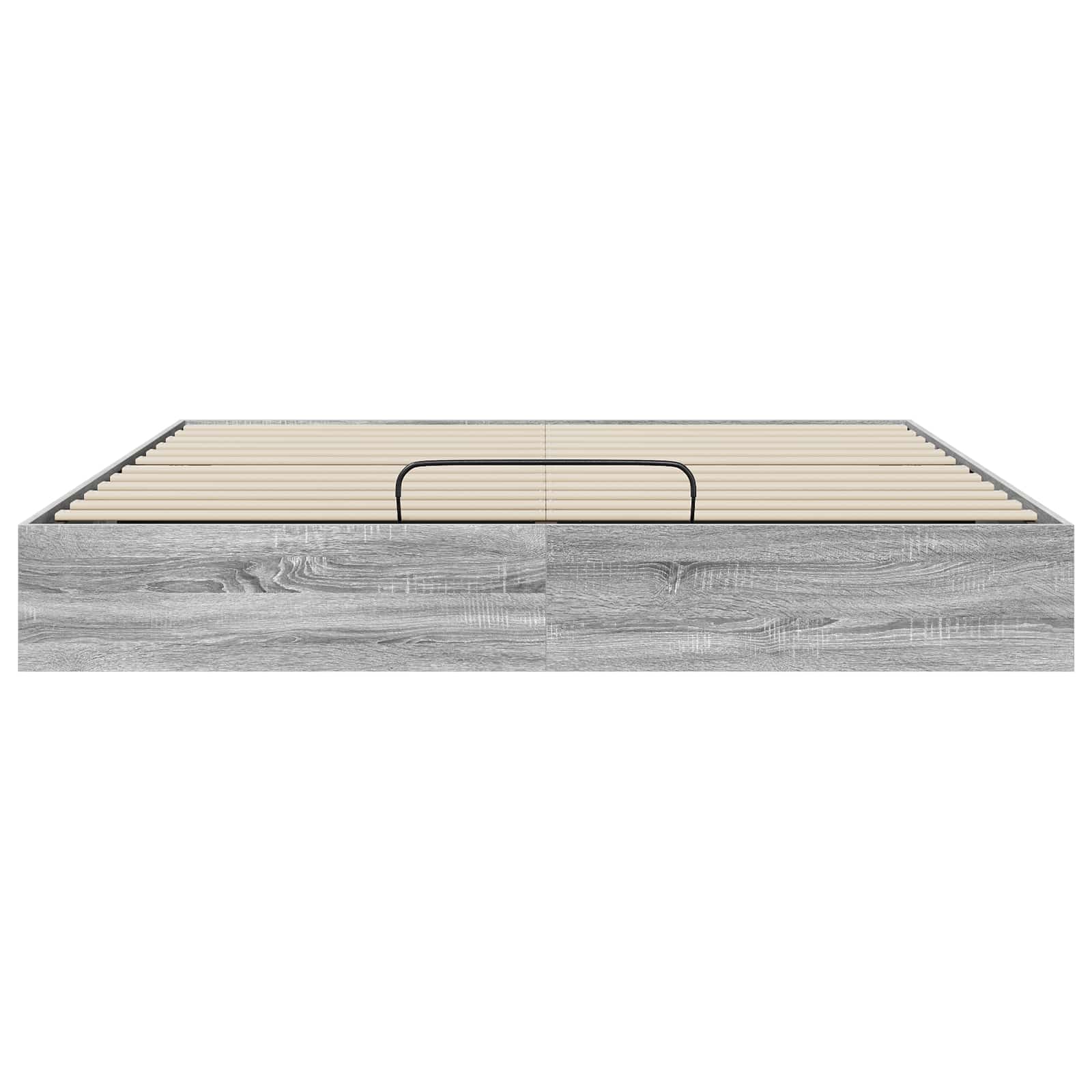 Ottoman Bedframe Grijs Sonoma 193 x 120 x 25 cm Spaanplaat