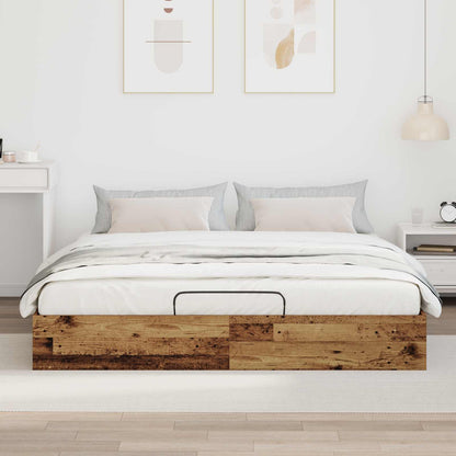Ottoman Bedframe Oudhout 193 x 120 x 25 cm Spaanplaat