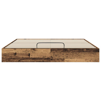 Ottoman Bedframe Oudhout 193 x 120 x 25 cm Spaanplaat